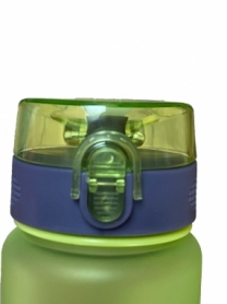 Пляшка для води CASNO 850 мл KXN-1183 Зелена + металевий вінчик - Фото №3