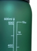 Пляшка для води CASNO 600 мл KXN-1196 Зелена з соломинкою - Фото №6