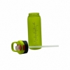 Пляшка для води CASNO 750 мл KXN-1210 Зелена з соломинкою - Фото №3
