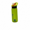 Пляшка для води CASNO 750 мл KXN-1210 Зелена з соломинкою - Фото №6