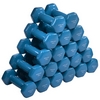 Гантель для фитнеса виниловая Zelart голубой, 1 кг (TA-2777-1_CYAN) - Фото №4