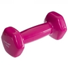 Гантель для фитнеса виниловая Zelart розовая, 1 кг (TA-2777-1_PNK)