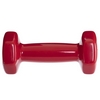 Гантель для фитнеса виниловая Zelart красная, 1 кг (TA-2777-1_RED) - Фото №2