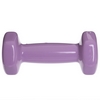 Гантель для фитнеса виниловая Zelart фиолетовая, 1 кг (TA-2777-1_VIO) - Фото №2
