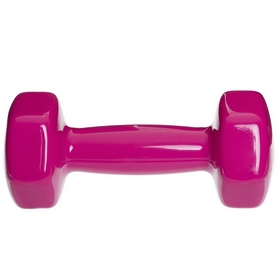 Гантель для фитнеса виниловая Zelart розовая, 1,5 кг (TA-2777-1_5_PNK) - Фото №2