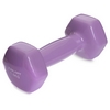 Гантель для фитнеса виниловая Zelart фиолетовая, 1,5 кг (TA-2777-1_5_VIO)