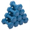 Гантель для фитнеса виниловая Zelart голубая, 2 кг (TA-2777-2_CYAN) - Фото №4
