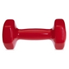 Гантель для фитнеса виниловая Zelart красная, 2 кг (TA-2777-2_RED) - Фото №2