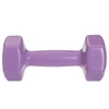 Гантель для фитнеса виниловая Zelart фиолетовая, 3 кг (TA-2777-3_VIO) - Фото №2