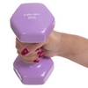 Гантель для фитнеса виниловая Zelart фиолетовая, 3 кг (TA-2777-3_VIO) - Фото №3