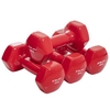 Гантель для фитнеса виниловая Zelart красная, 4 кг (TA-2777-4_RED) - Фото №5