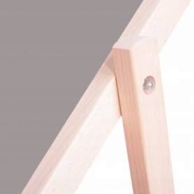 Шезлонг (кресло-лежак) деревянный Springos (DC0001 GRAY) - Фото №8