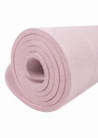 Коврик (мат) для йоги и фитнеса Springos NBR Pink, 183х61х1 см (YG0030) - Фото №7