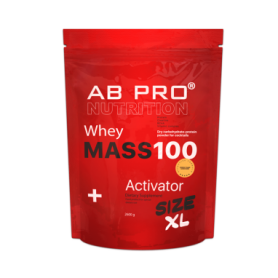 Гейнер AB PRO MASS 100 Whey Activator Ананас-кокос, 2600 г (ABPR400105)