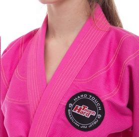 Кимоно для джиу-джитсу женское Hard Touch розовое (JJSL) - Фото №5