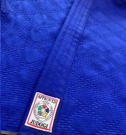 Кимоно для дзюдо Adidas Judo Uniform Champion 2 Olympic синее - Фото №4