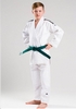 Кимоно для дзюдо Adidas Judo Uniform Club белое c черными полосами - Фото №2