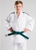 Кимоно для дзюдо Adidas Judo Uniform Club белое c черными полосами - Фото №3