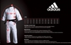 Кимоно для дзюдо Adidas Judo Uniform Club белое с красными полосами - Фото №6