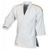 Кимоно для дзюдо Adidas Judo Uniform Club белое с оранжевыми полосами - Фото №2