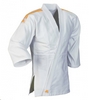 Кимоно для дзюдо Adidas Judo Uniform Club белое с оранжевыми полосами - Фото №3
