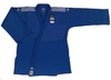 Кимоно для дзюдо Adidas Champion 2 IJF синее с белыми полосами - Фото №3