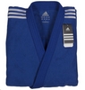 Кимоно для дзюдо Adidas Champion 2 IJF синее с белыми полосами - Фото №5