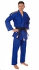 Кимоно для дзюдо Adidas Champion 2 IJF синее с золотыми полосами
