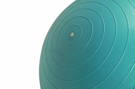 М'яч для фітнесу (фітбол) напівмасажний PowerPlay 4003 зелений, 65 см (PP_4003_65_Green) - Фото №4
