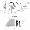 Палатка пятиместная Outwell Lawndale 500 Grey (111163) - Фото №2