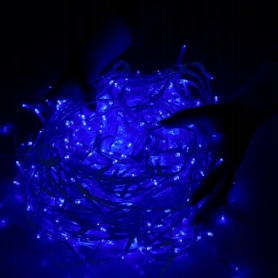 Гирлянда бахрома уличная (наружная) Springos LED Blue, 8 м (200) (CL0202) - Фото №8