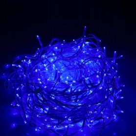 Гирлянда бахрома уличная (наружная) Springos LED Blue, 8 м (200) (CL0202) - Фото №10