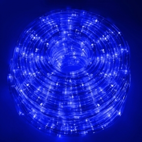 Гирлянда дюралайт уличная (наружная) Springos Rope Lights LED Blue, 10 м (240) (CL1203) - Фото №6