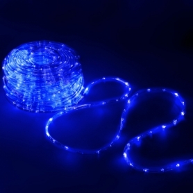 Гирлянда дюралайт уличная (наружная) Springos Rope Lights LED Blue, 10 м (240) (CL1203) - Фото №8
