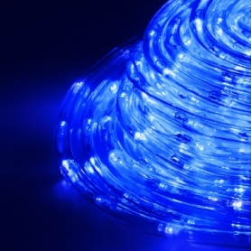 Гирлянда дюралайт уличная (наружная) Springos Rope Lights LED Blue, 20 м (480) (CL1207) - Фото №5