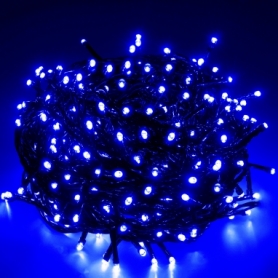 Гирлянда уличная (наружная) Springos LED Blue, 15 м (300) (CL0323) - Фото №5