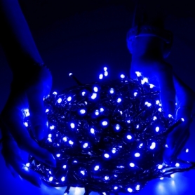 Гирлянда уличная (наружная) Springos LED Blue, 25 м (500) (CL0523) - Фото №6