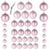 Набор елочных шаров Springos d=8, 7, 6, 5, 3 см розовый, 37 шт (CA0145) - Фото №6