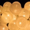 Гирлянда на батарейках Springos Cotton Balls LED Cold White, 6 м (30) (CL0049) - Фото №4