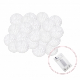 Гирлянда на батарейках Springos Cotton Balls LED Cold White, 6 м (30) (CL0049) - Фото №5