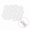 Гирлянда на батарейках Springos Cotton Balls LED Cold White, 6 м (30) (CL0049) - Фото №5