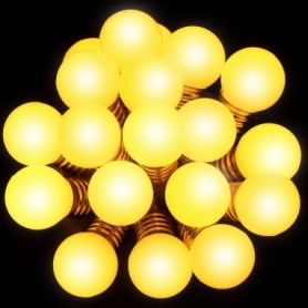 Гирлянда в виде лампочек на батарейках Springos LED Warm White 4 м (20) (CL0112) - Фото №2