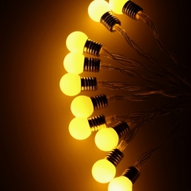 Гирлянда в виде лампочек на батарейках Springos LED Warm White 4 м (20) (CL0112) - Фото №3