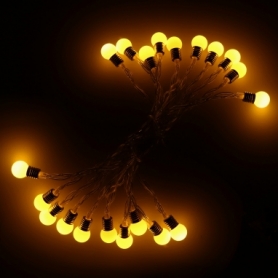 Гирлянда в виде лампочек на батарейках Springos LED Warm White 4 м (20) (CL0112) - Фото №10