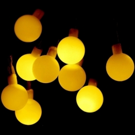 Гирлянда в виде лампочек на батарейках Springos LED Warm White, 10 м (50) (CL0113) - Фото №4