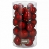 Набор елочных шаров Springos d=6, 5, 4 см красный, 30 шт (CA0179) - Фото №8