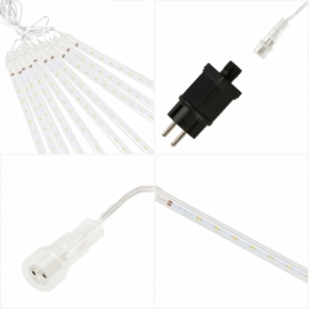 Гирлянда метеоритный дождь Springos LED Cold White, 4 м (480) (CL1211) - Фото №4