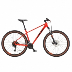 Велосипед горный KTM CHICAGO 271 27.5" рама S/38, оранжевый (черный), 2022