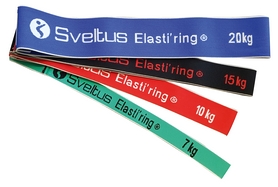 Набор резинок для фитнеса тканевых (4 шт.) Sveltus Elasti'ring (SLTS-0149-0) - Фото №2