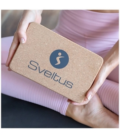 Блок для йоги пробковый Sveltus (SLTS-4203) - Фото №4